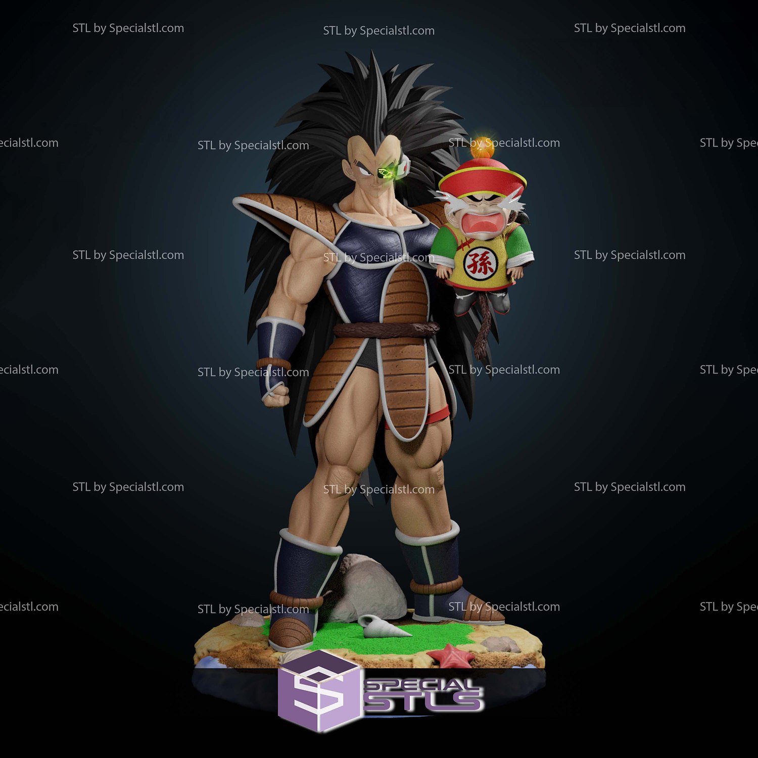 Raditz Standalone V2 3D Printer Files STL Model — view 2