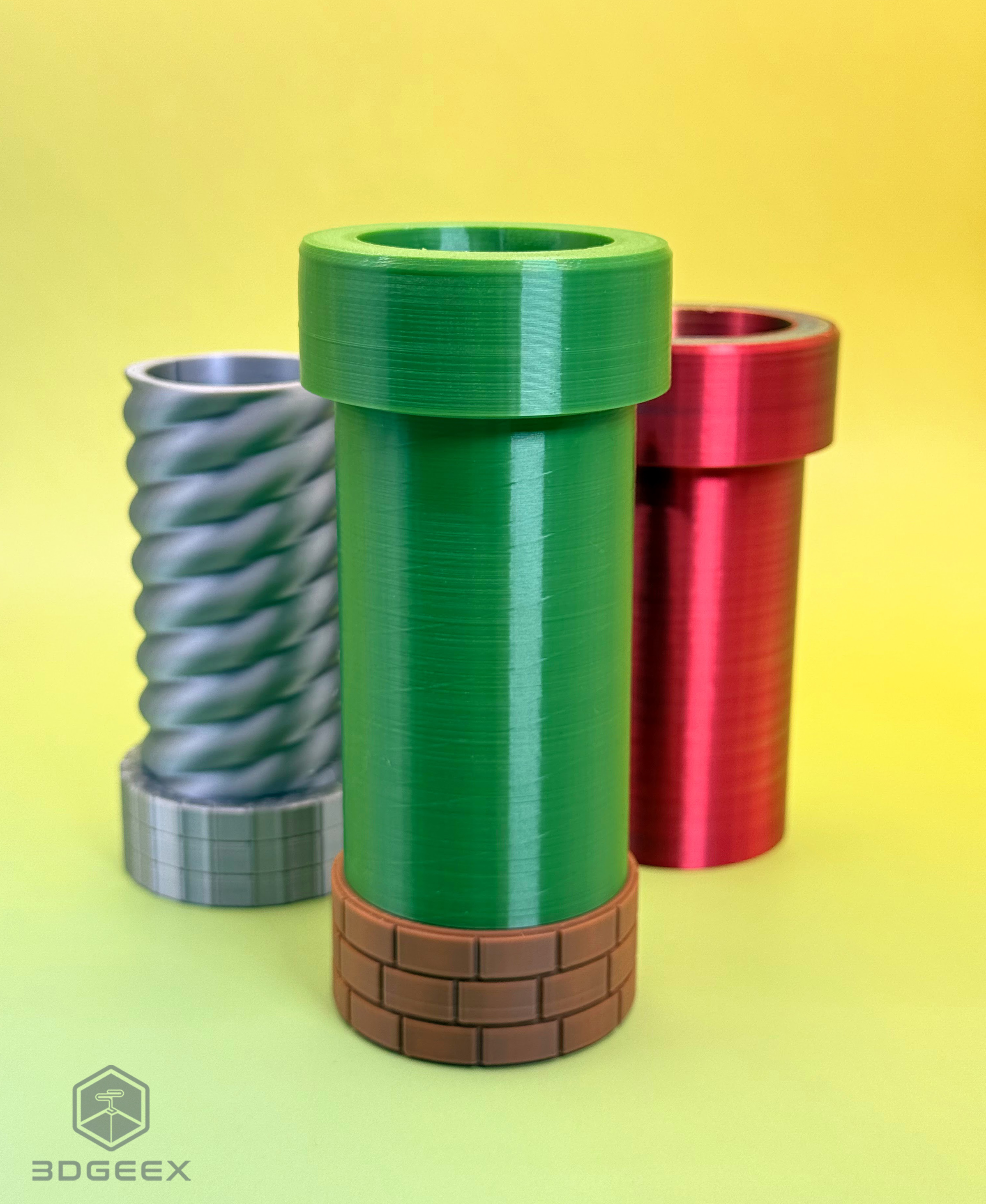 Mario's Secret Containers 3D STL Model — view 2