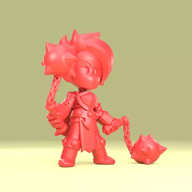 Lumi Original - Brawl Stars 3D OBJ Model