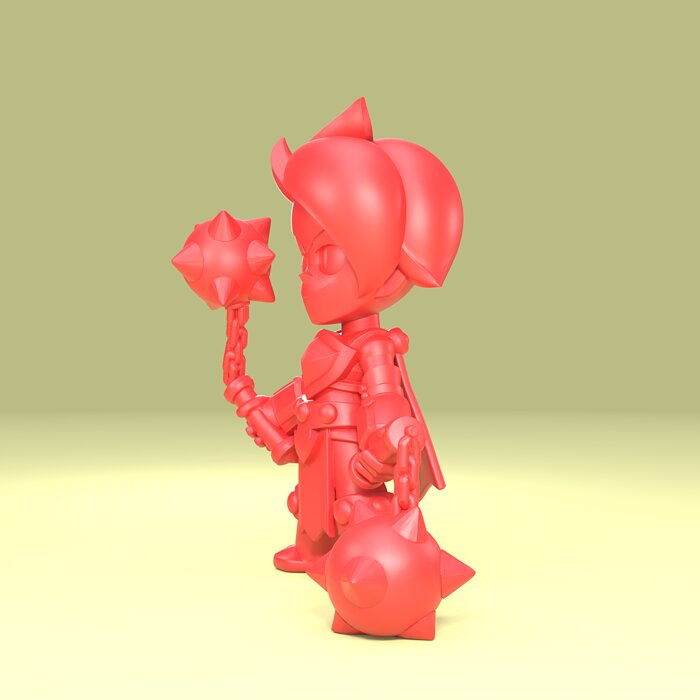 Lumi Original - Brawl Stars 3D OBJ Model — view 2