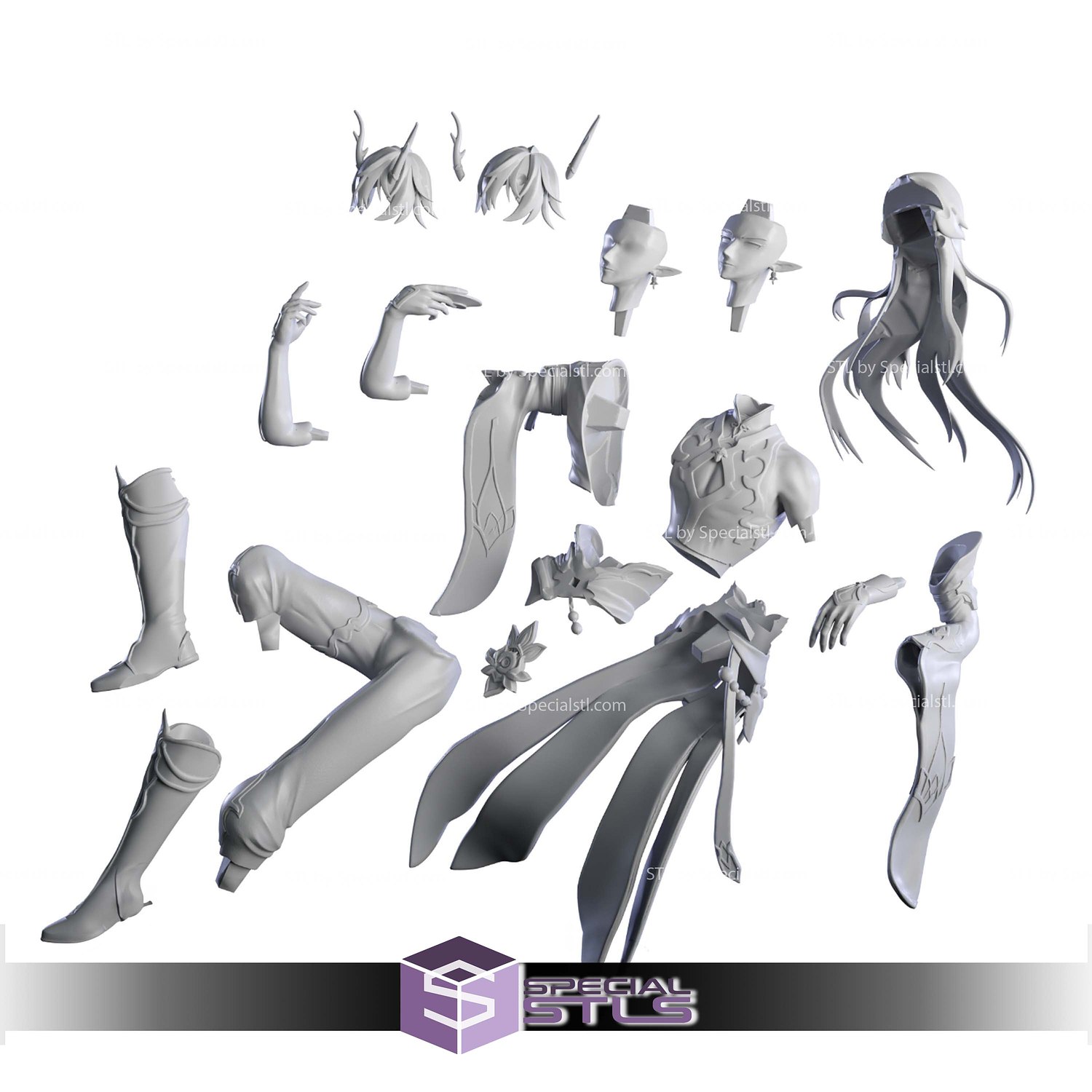 Dan Heng Honkai Star Rail 3D Printer Files STL Model — view 3