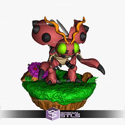 Super Basic STL Tentomon 3D Model