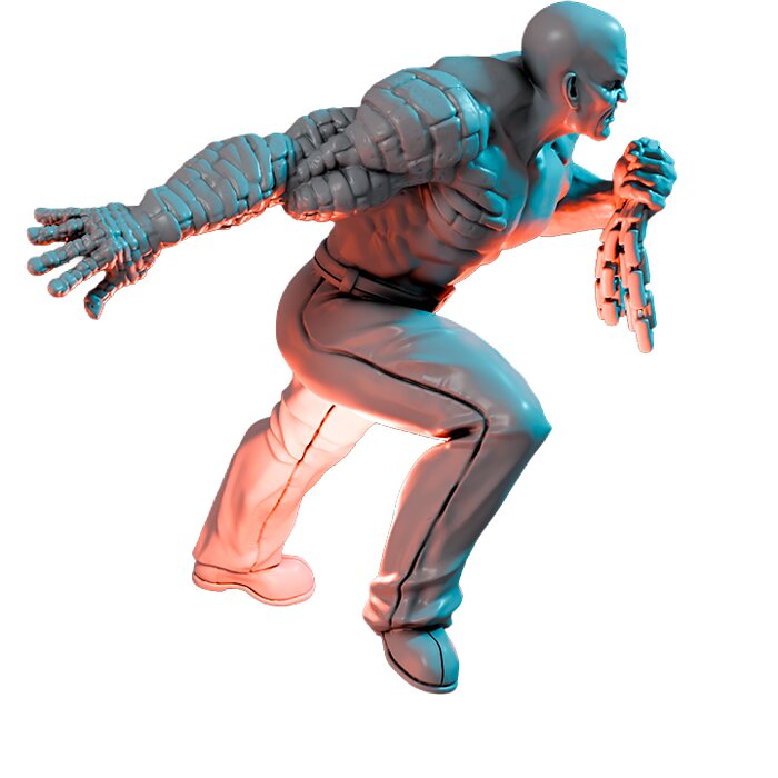 The Crushinator IX - Tabletop RPG Miniature 3D STL Model — view 4