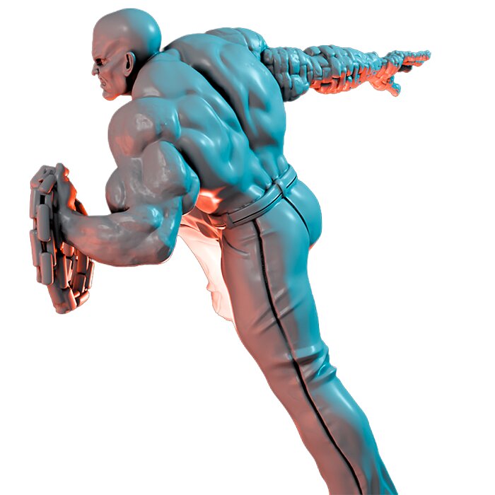 The Crushinator IX - Tabletop RPG Miniature 3D STL Model — view 5