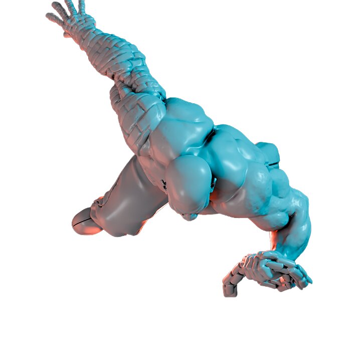 The Crushinator IX - Tabletop RPG Miniature 3D STL Model — view 6
