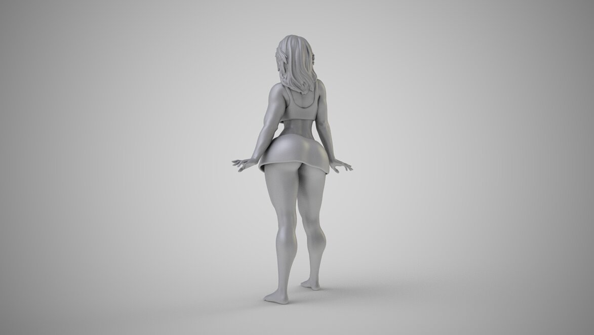 Look Cute 3D STL Model — view 6