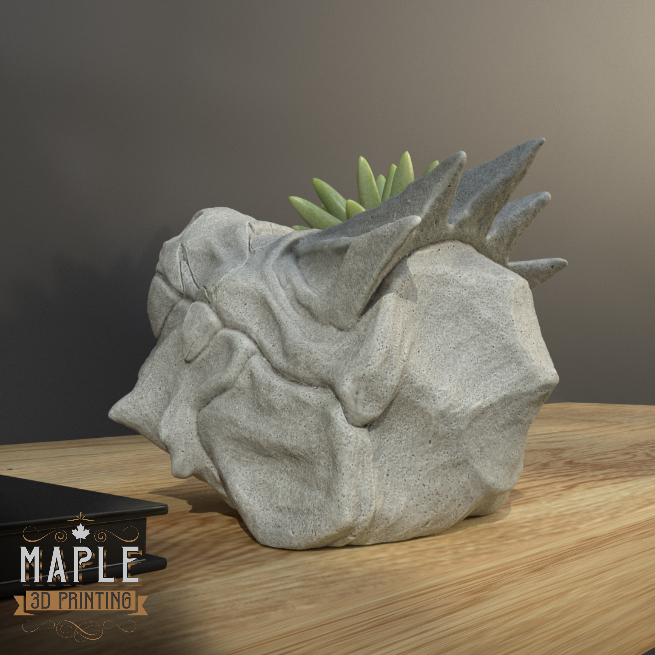 Tyrantrum Skull - Solid & Hollow - Pokemon 3D STL Model — view 5