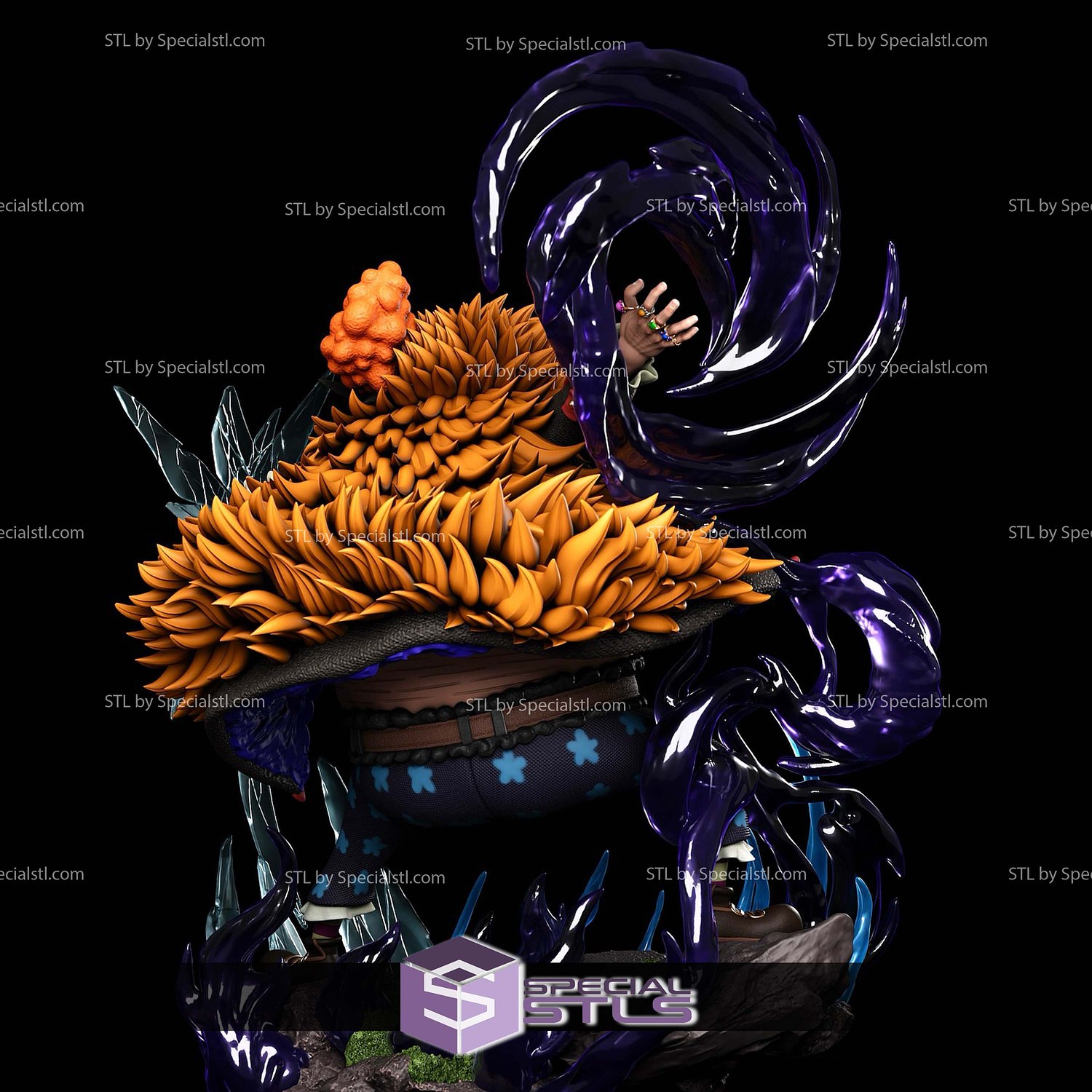 Blackbeard Diorama 3D Printer Files STL Model — view 2