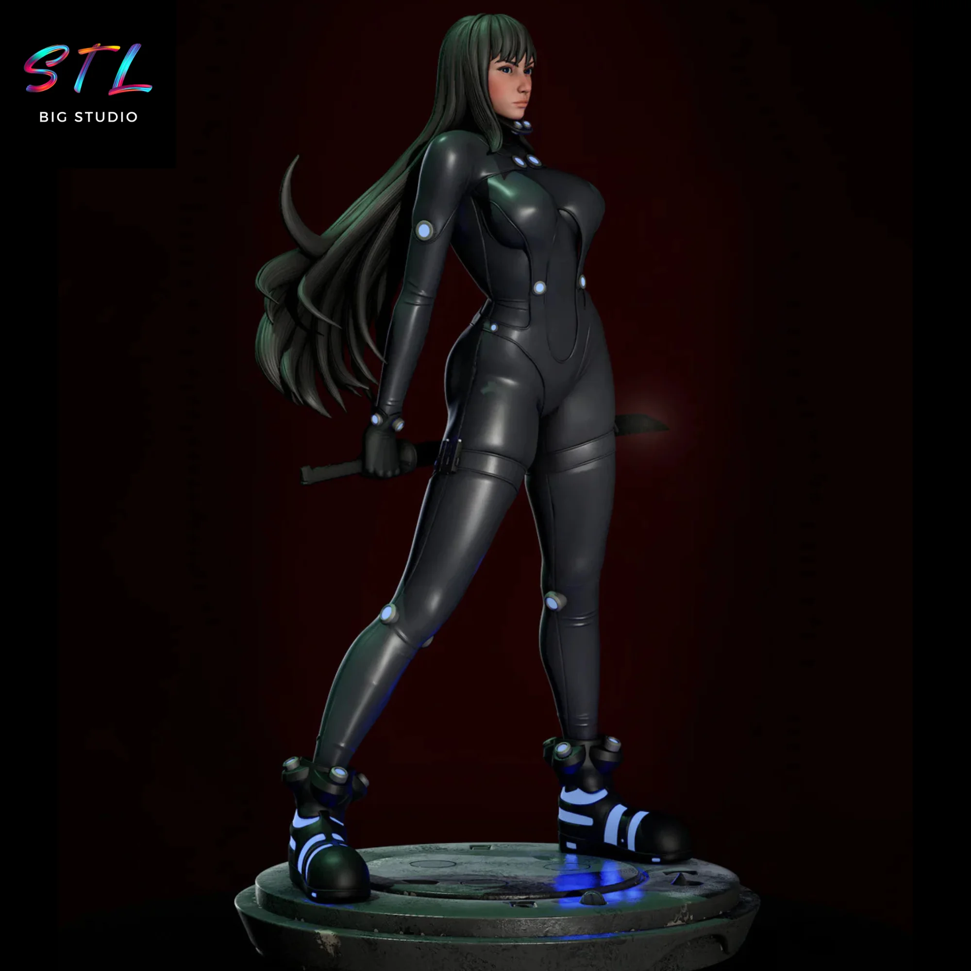 Reika Shimohira STL | Gantz | 3D Model to Print Model — view 2
