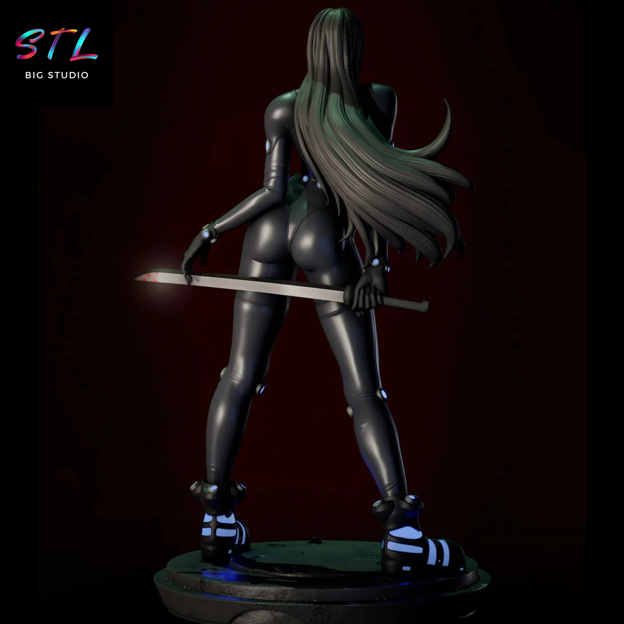 Reika Shimohira STL | Gantz | 3D Model to Print Model — view 4