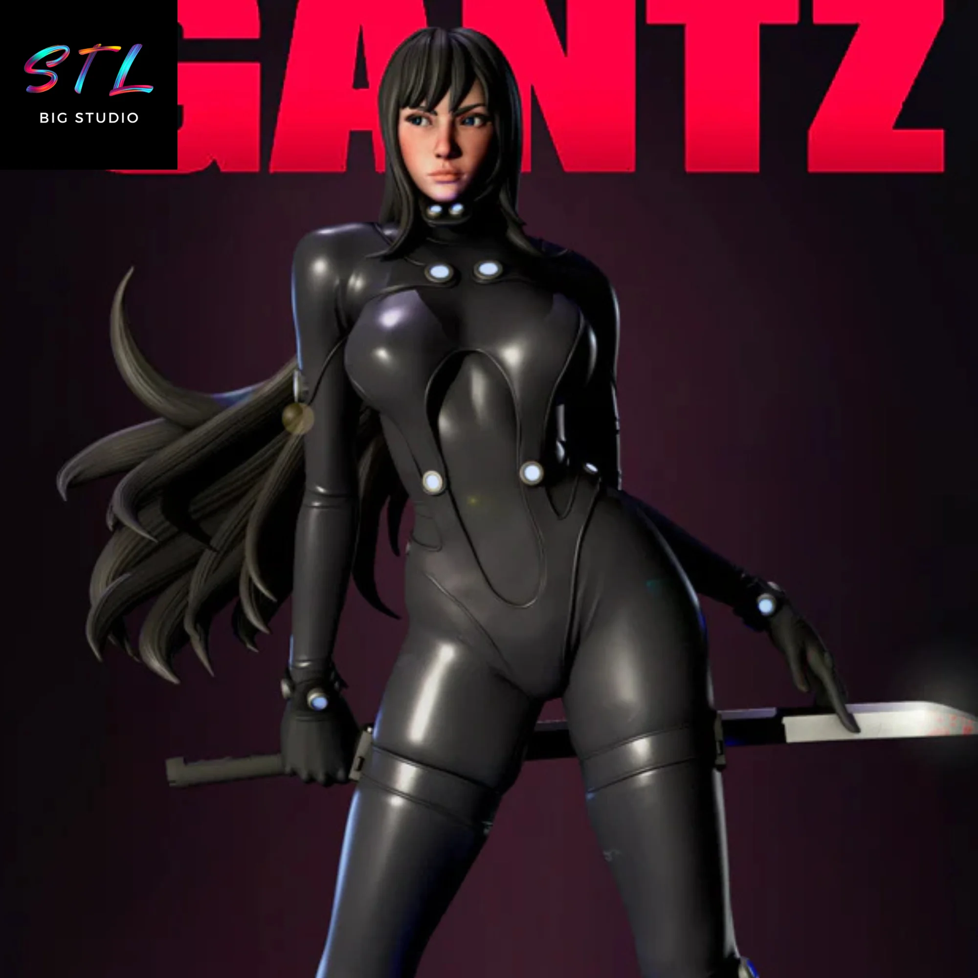 Reika Shimohira STL | Gantz | 3D Model to Print Model — view 5