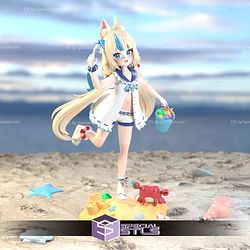 Sameko Saba En Vtuber 3D Printer Files STL Model