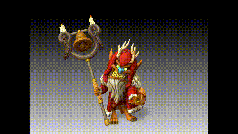 King Coal the Snow Warden 3D STL Model