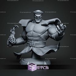M Bison Purple Effect Bust 173mm STL Files 3D Model