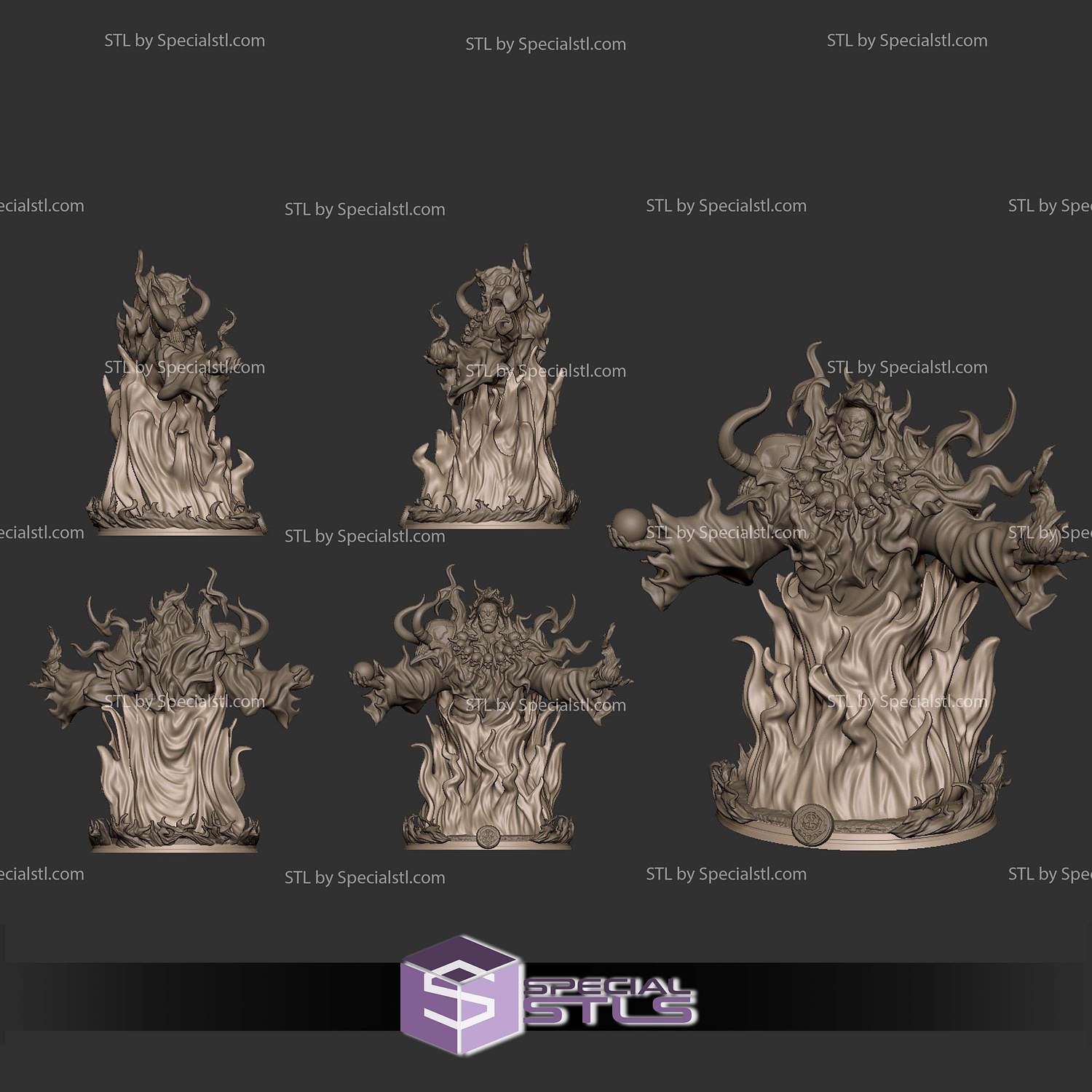 Tusk Solo Leveling from Diorama STL Files 3D Model — view 2
