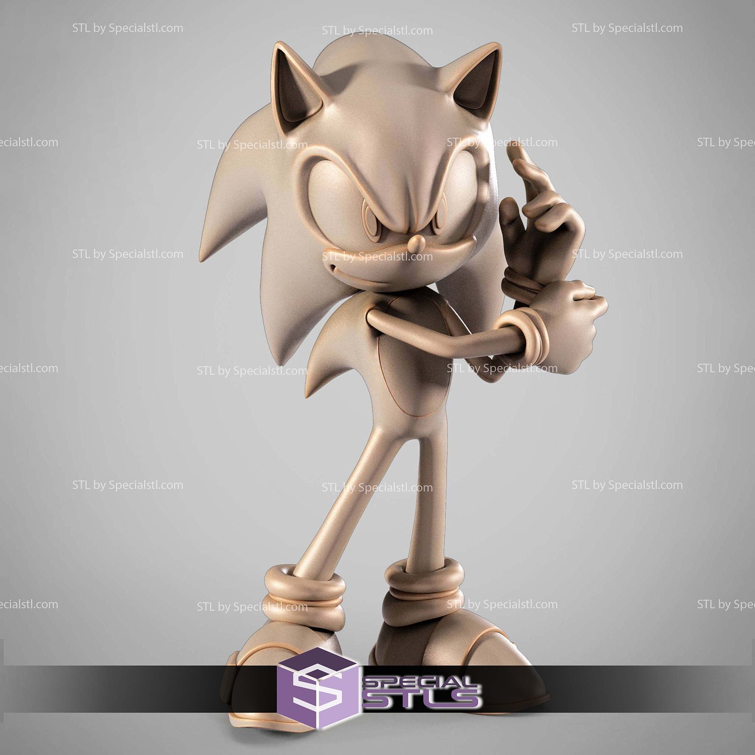 Sonic Standalone 1-6 STL Files 3D Model — view 2