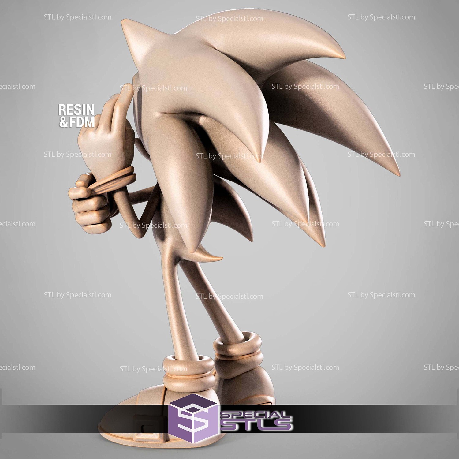 Sonic Standalone 1-6 STL Files 3D Model — view 3