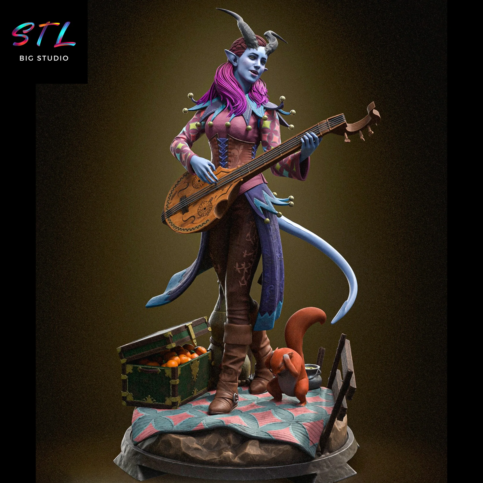 Alfira STL | Baldur’s Gate | 3D Figure to Print Model
