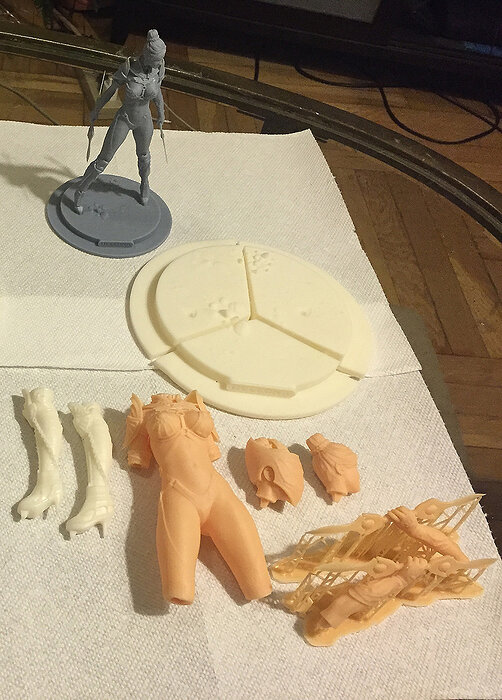 Bellona ready pose 3D STL Model — view 5