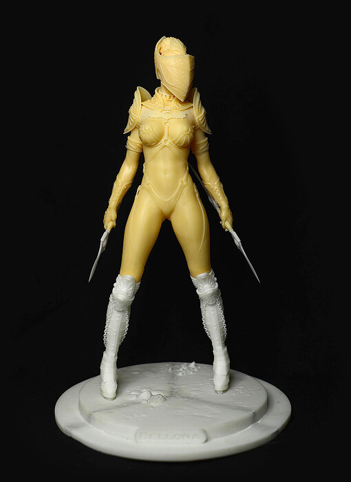 Bellona ready pose 3D STL Model — view 6