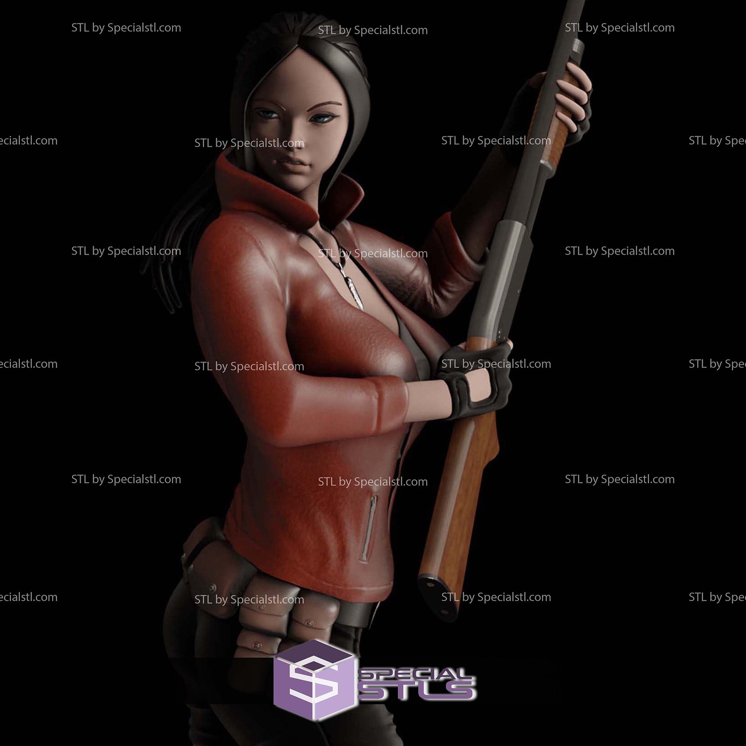 Claire Redfield Resident Evil Umbrella 3D Printer Files STL Model — view 2