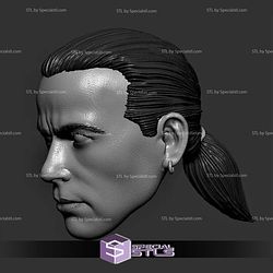 Custom Head STL - Jason David Frank Power Ranger 3D Model
