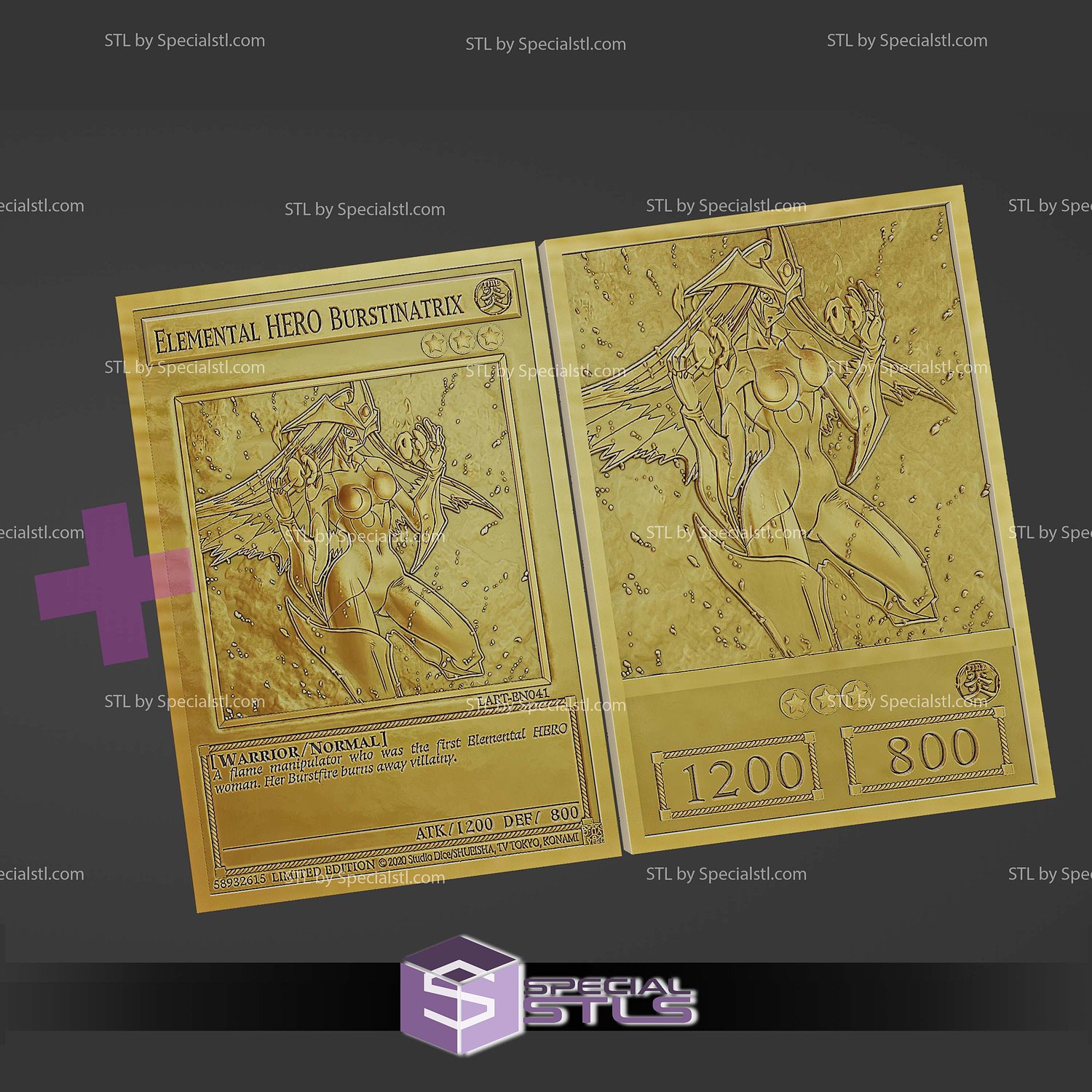 Elemental Hero Yu Gi Oh STL Files 3D Model — view 2