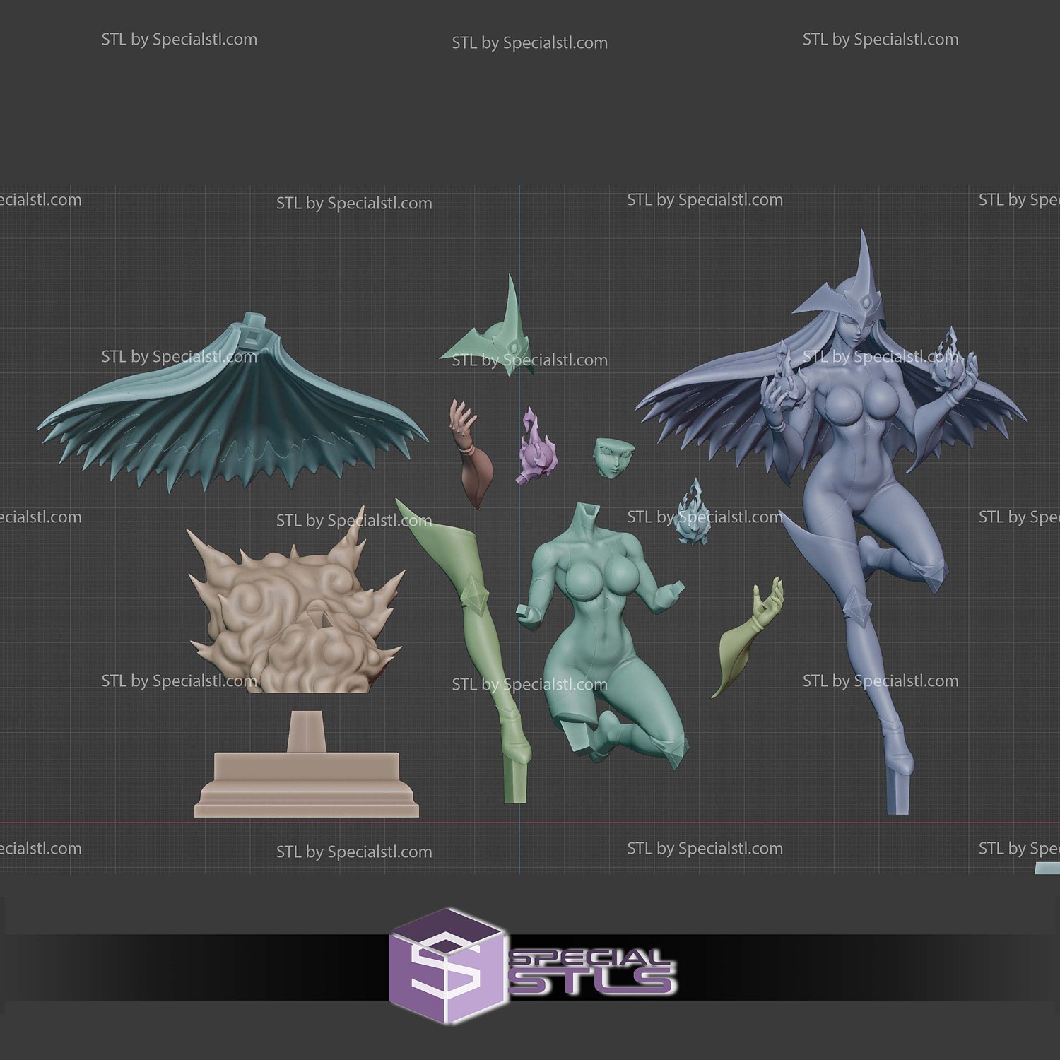 Elemental Hero Yu Gi Oh STL Files 3D Model — view 3
