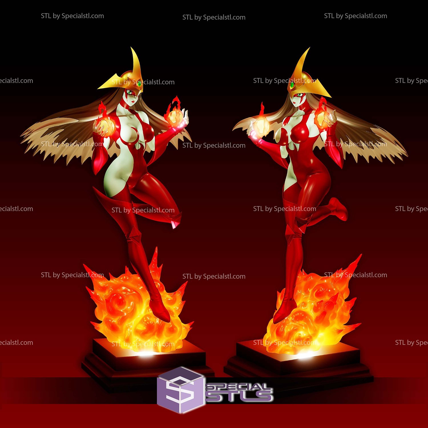 Elemental Hero Yu Gi Oh STL Files 3D Model — view 6