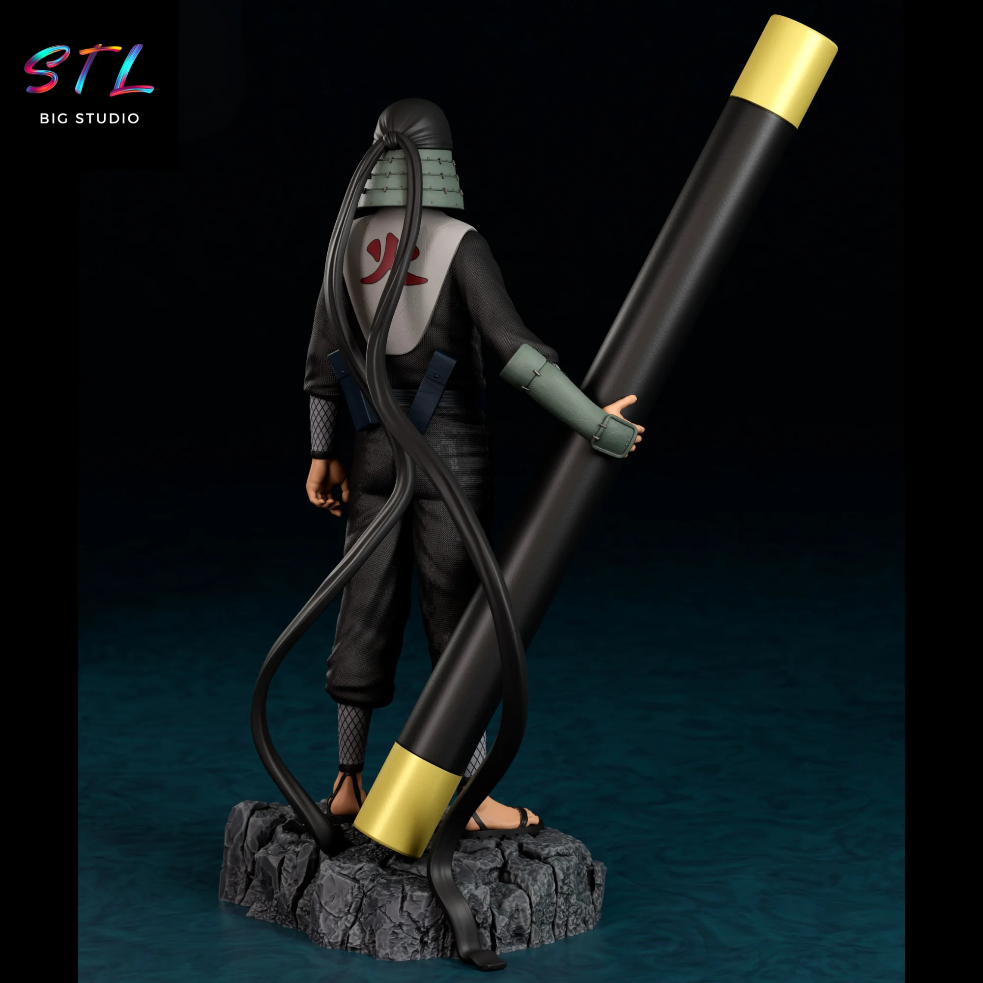 Hiruzen Sarutobi STL | Naruto | 3D Printing Figure Model — view 4