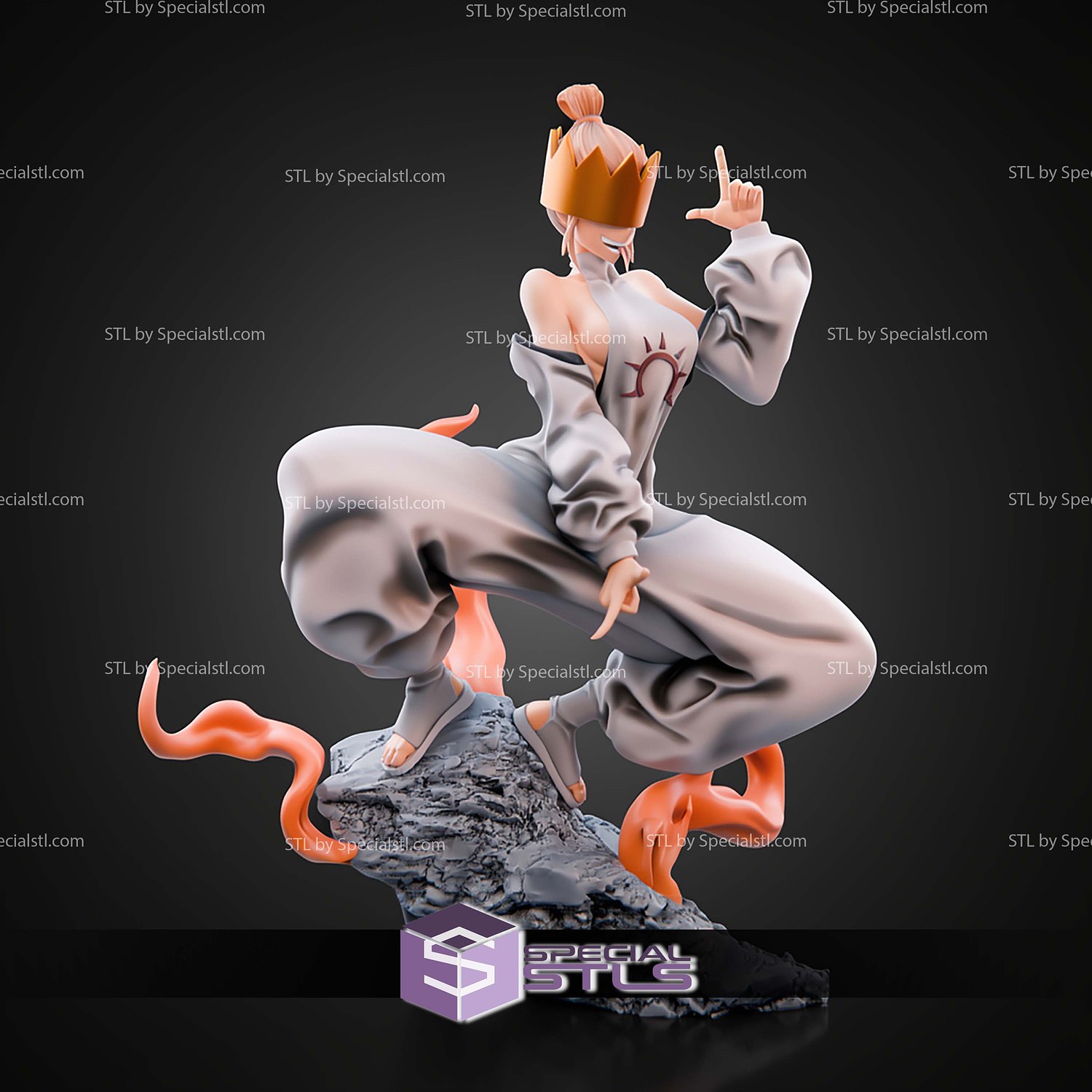 Haumea Fire Force 1-10 STL Files 3D Model — view 4
