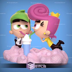 Cosmo and Wanda Cosma STL Files 3D Model