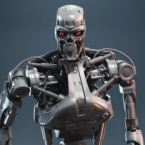 T-800 Endoskeleton 3D Printer Files | Assembly + Action STL Model