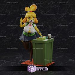 Isabelle Animal Crossing Micro STL Files 3D Model