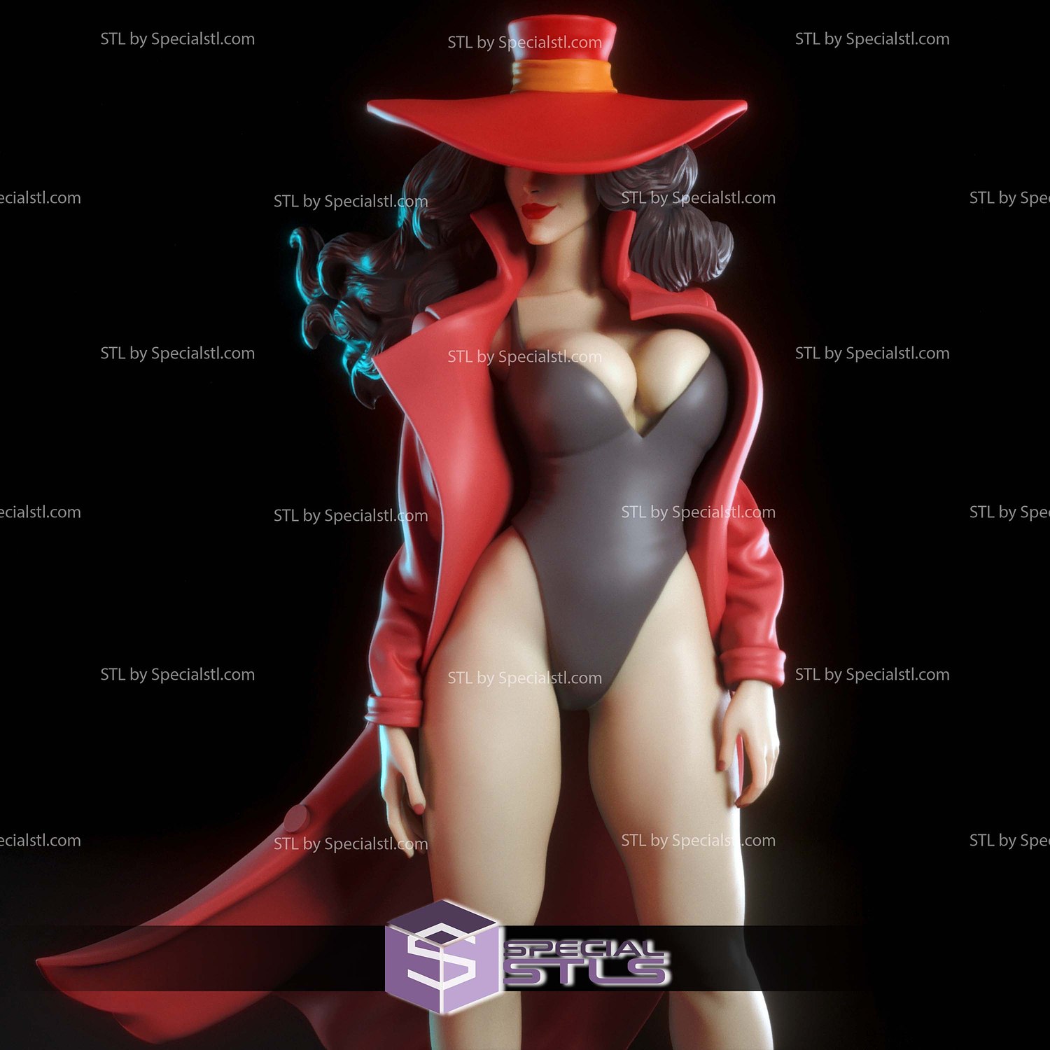 Carmen San Diego 3D Printer Files STL Model — view 6