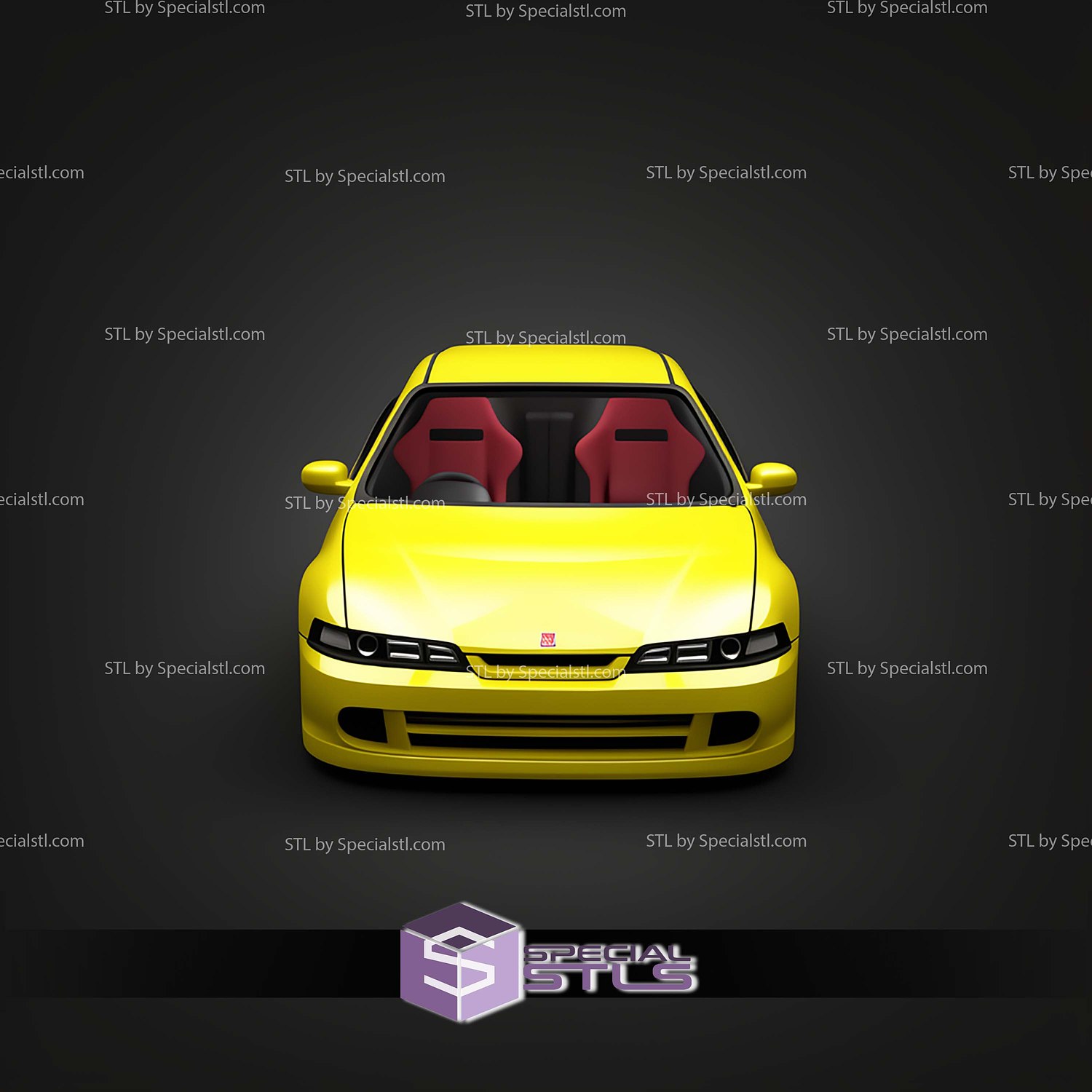 Model Kit Car Skyline Integra DC2 STL Files 3D Model — view 2