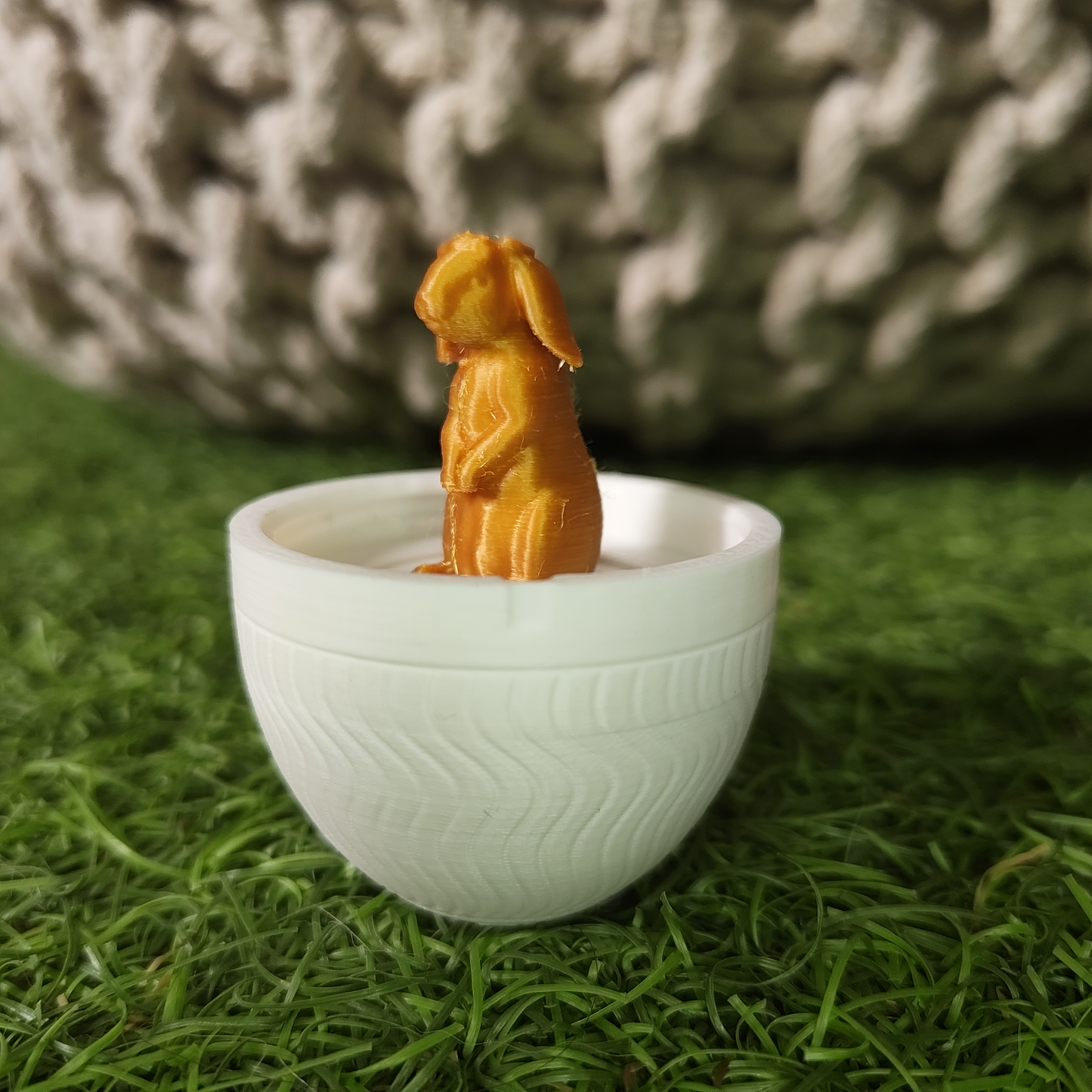Modular Surprise Egg with Locking System 3D STL Model — view 4