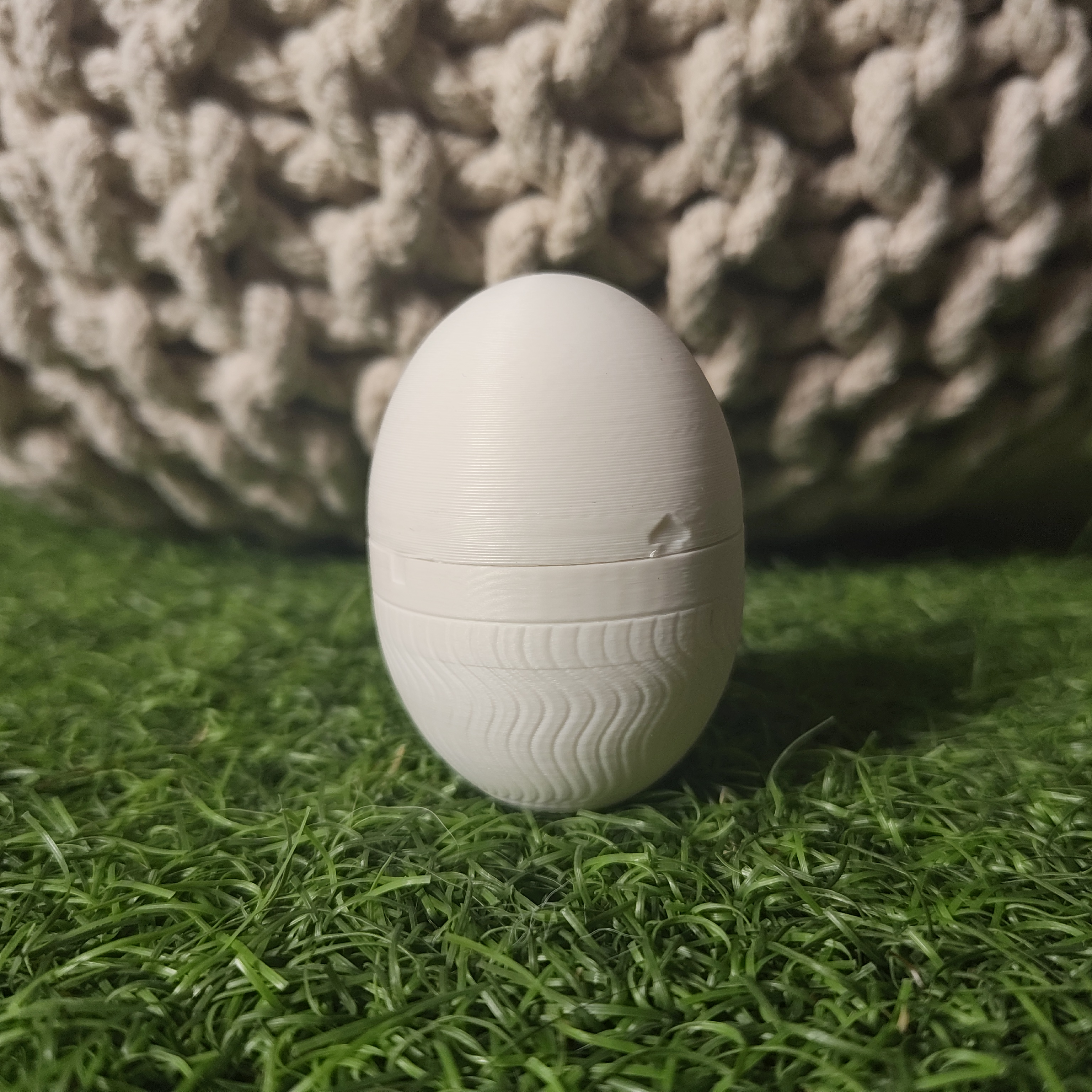 Modular Surprise Egg with Locking System 3D STL Model — view 5