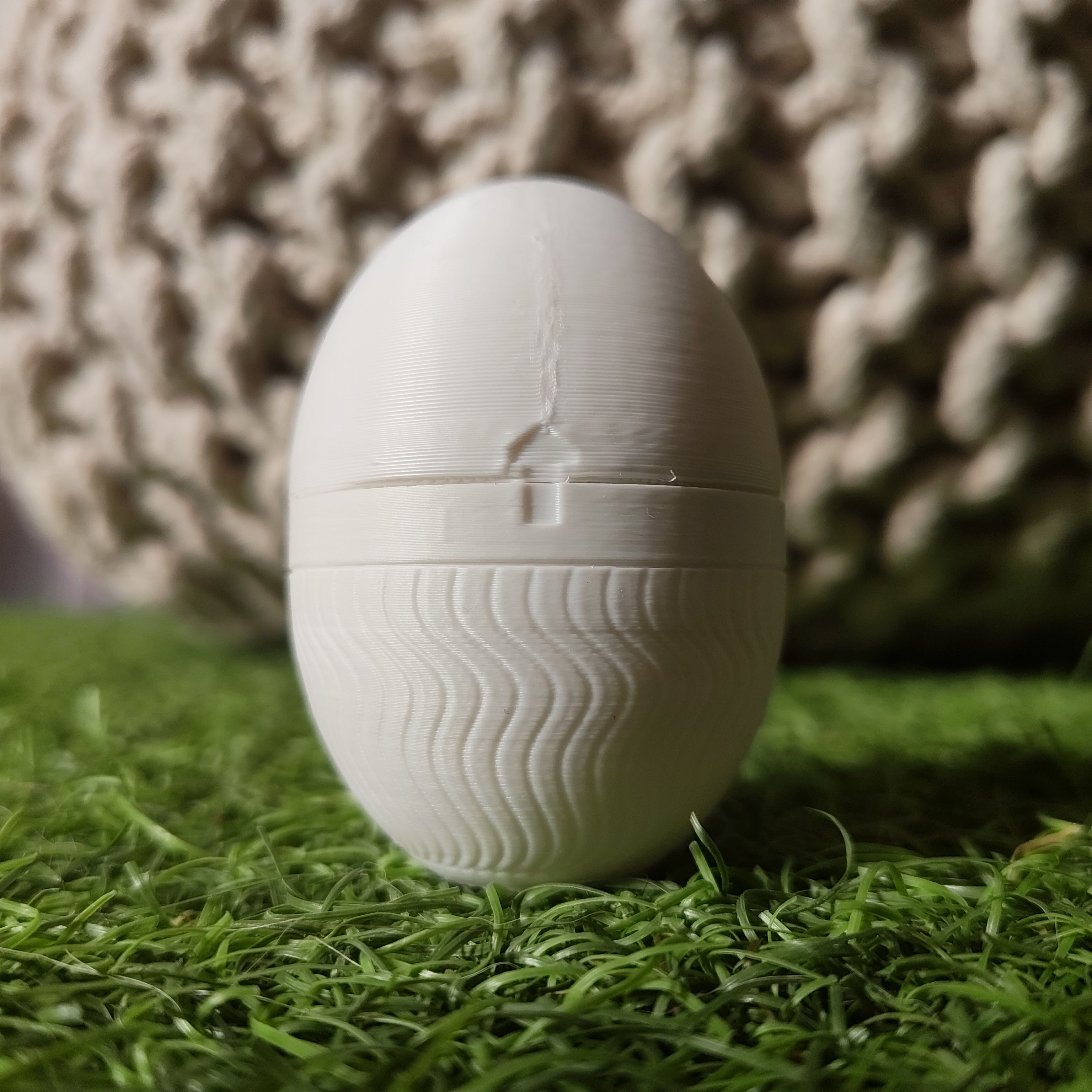 Modular Surprise Egg with Locking System 3D STL Model — view 6