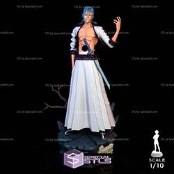 Grimmjow Jaegerjaquez Standalone 3D Printer Files STL Model