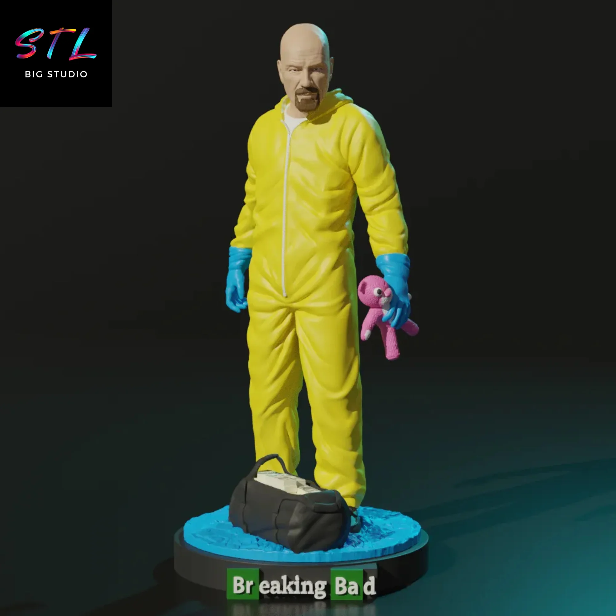 Walter White STL | 3D Printable Figure | Breaking Bad Model