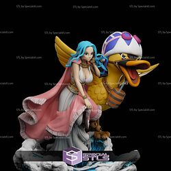 Princess Vivi and Karoo One Piece 3D Model Sculpture STL Model
