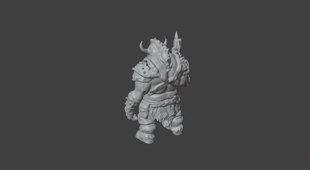 Gor'zak the Warlord Orc 3D STL Model