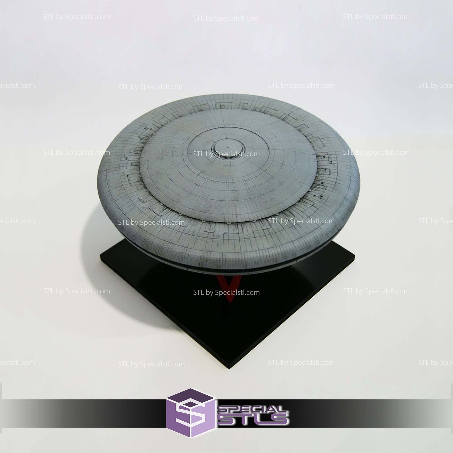 V visitors Mothership 3D Printer Files STL Model — view 3