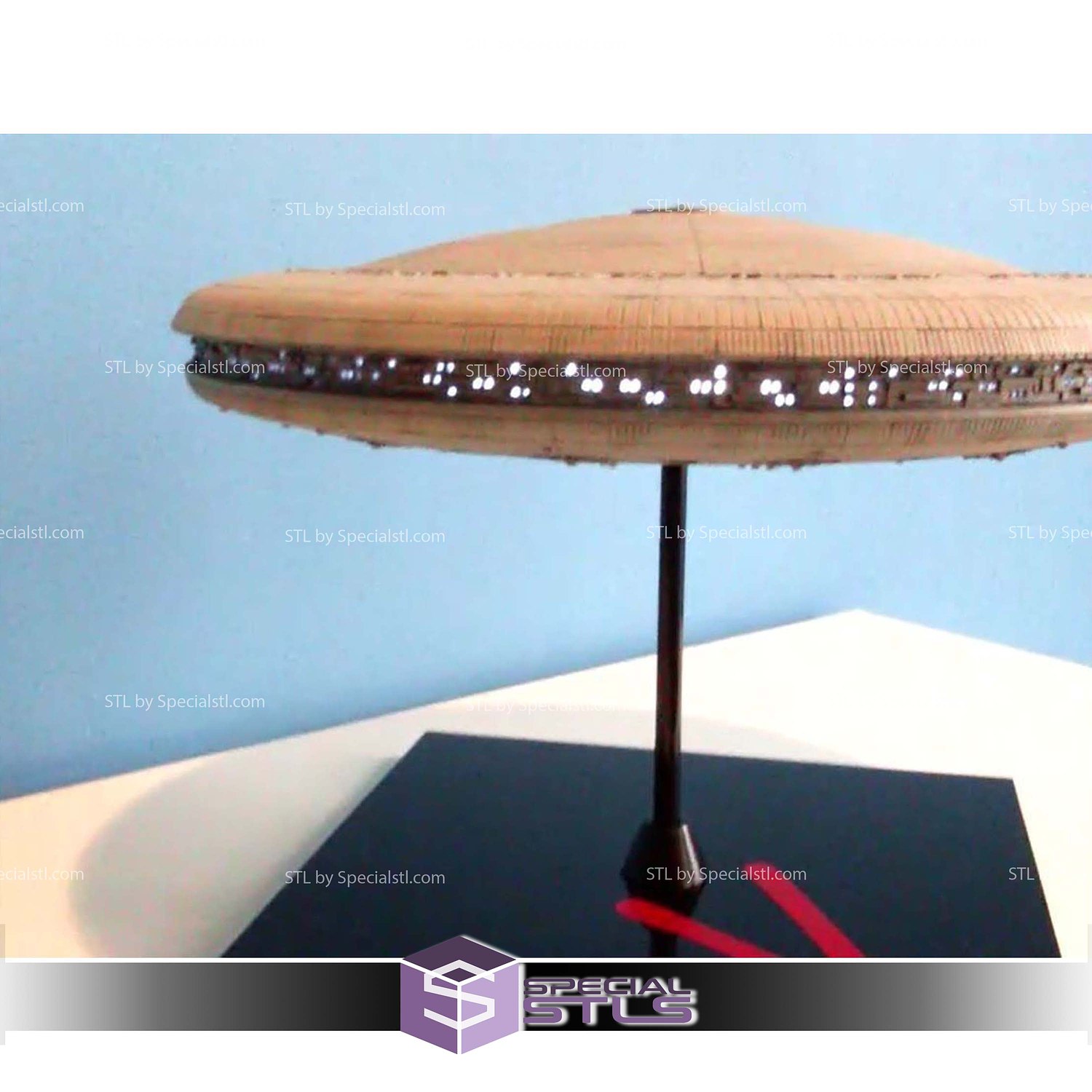 V visitors Mothership 3D Printer Files STL Model — view 5