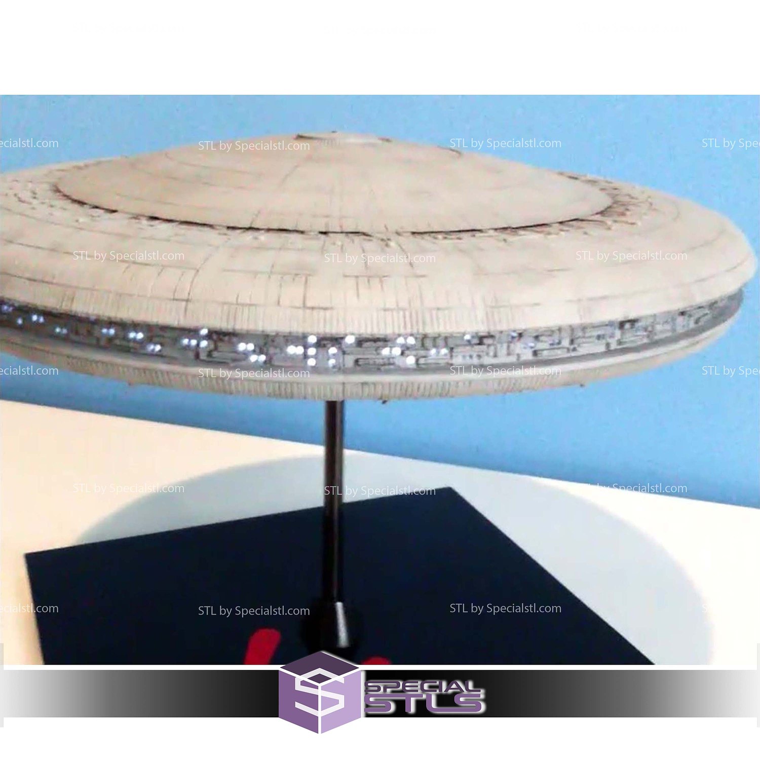 V visitors Mothership 3D Printer Files STL Model — view 6