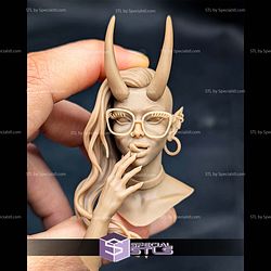 Roxy the Slick Demoness Bust STL Files 3D Model
