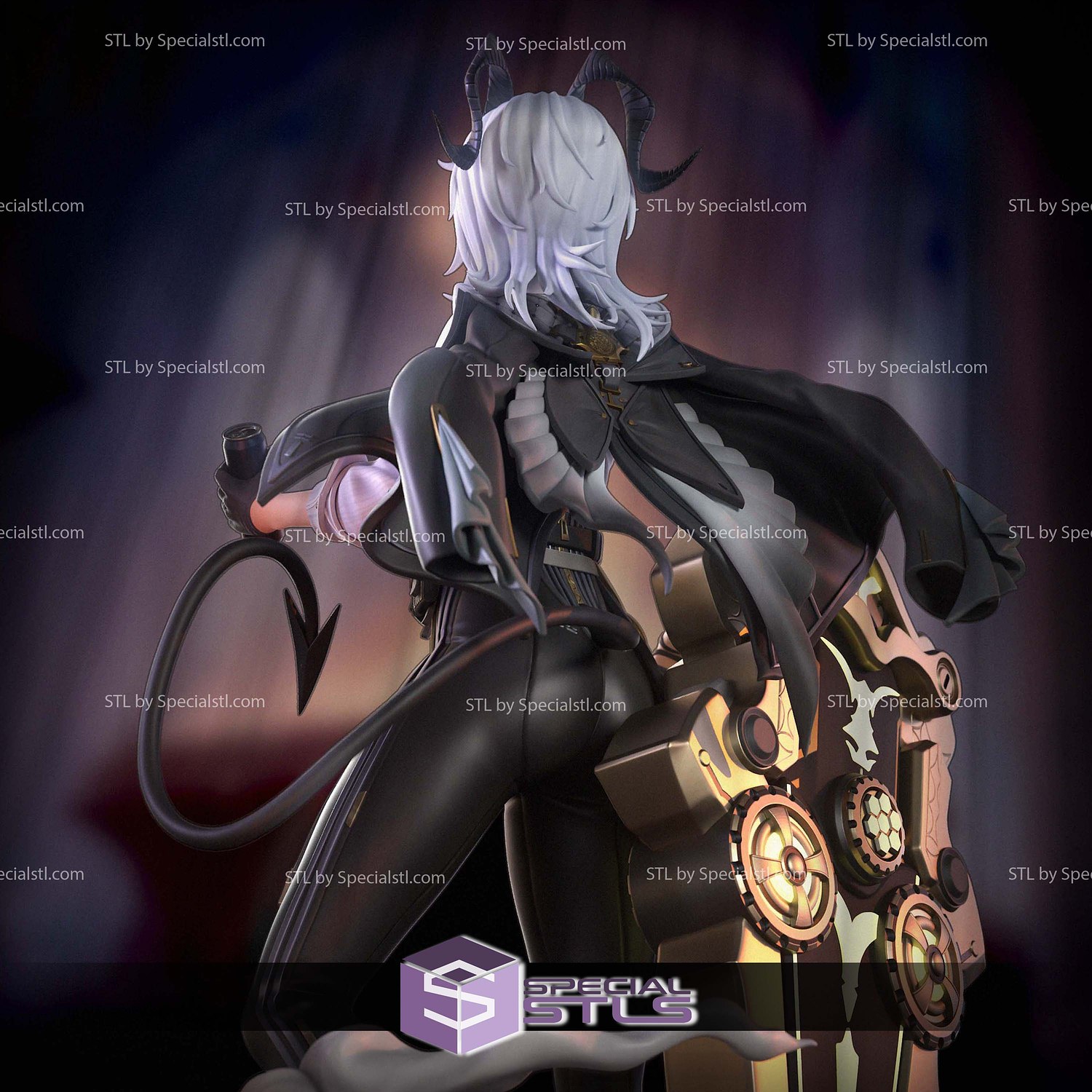 Zani 1st Form Wuthering Waves STL File 3D Model — view 5