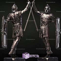 Gladiator The Champion STL Printer Files 3D Model