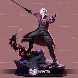 Dante Pointing Gun Devil May Cry Digital STL Files 3D Model